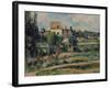 Mill on the Couleuvre at Pontoise, 1881-Paul C?zanne-Framed Giclee Print