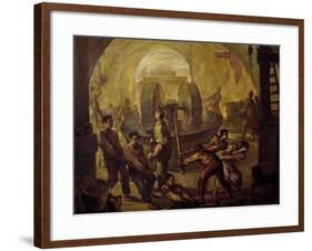 Mill, Painting, Italy, 20th Century-null-Framed Giclee Print