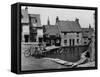 Mill Pond, Swanage-Fred Musto-Framed Stretched Canvas