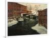 Mill Scene, C.1885-90-Fritz Thaulow-Framed Giclee Print