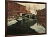 Mill Scene, C.1885-90-Fritz Thaulow-Framed Giclee Print