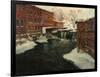 Mill Scene, C.1885-90-Fritz Thaulow-Framed Giclee Print