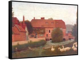 Mill Stream, 1876-Frederick Hamilton Jackson-Framed Stretched Canvas