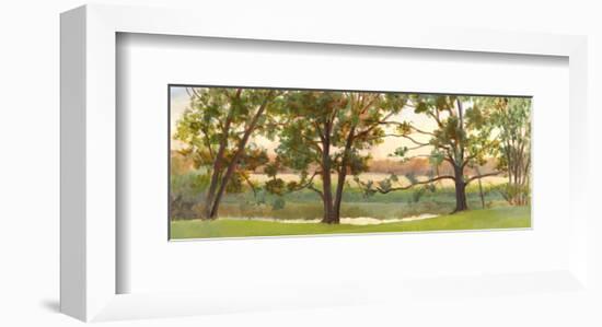 Mill Stream Willows-Elissa Gore-Framed Art Print