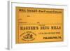 Mill Ticket From Hagner's Drug Mills-null-Framed Art Print