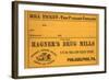 Mill Ticket From Hagner's Drug Mills-null-Framed Art Print