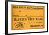 Mill Ticket From Hagner's Drug Mills-null-Framed Art Print