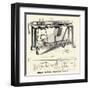 Millar's Improved Cork Cutting Machine-null-Framed Art Print