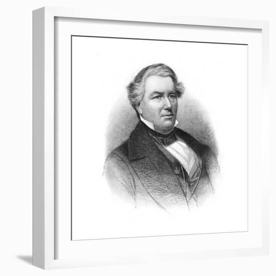 Millard Fillmore, American Politician, 19th Century-null-Framed Giclee Print