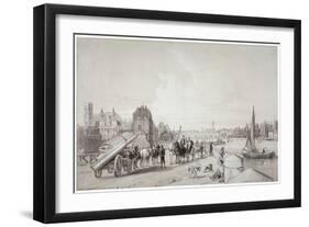 Millbank, Westminster, London, 1841-William Parrott-Framed Giclee Print