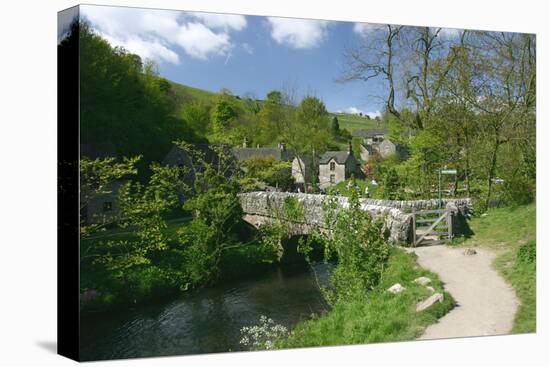 Milldale, Dovedale, Derbyshire-Peter Thompson-Stretched Canvas