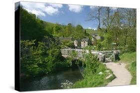 Milldale, Dovedale, Derbyshire-Peter Thompson-Stretched Canvas