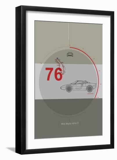 Mille Miglia Poster-NaxArt-Framed Art Print