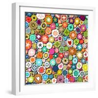 Millefiori-Sharon Turner-Framed Art Print