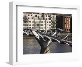 Millenium Bridge, London, England-Walter Bibikow-Framed Photographic Print