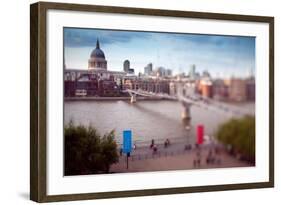 Millenium Bridge London-Felipe Rodriguez-Framed Photographic Print