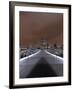 Millenium Bridge, Night Photography, St Paul's Cathedral, the Thames, London, England, Uk-Axel Schmies-Framed Photographic Print