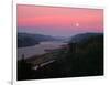 Millenium Moon over Crown Point, Portland Women's Forum State Park, Columbia River Gorge Nationa...-null-Framed Photographic Print