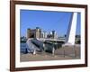 Millennium Bridge and Baltic Art Gallery, Gateshead, Tyne and Wear-Peter Thompson-Framed Photographic Print