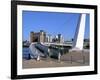 Millennium Bridge and Baltic Art Gallery, Gateshead, Tyne and Wear-Peter Thompson-Framed Photographic Print