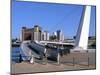 Millennium Bridge and Baltic Art Gallery, Gateshead, Tyne and Wear-Peter Thompson-Mounted Photographic Print