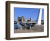 Millennium Bridge and Baltic Art Gallery, Gateshead, Tyne and Wear-Peter Thompson-Framed Photographic Print