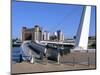 Millennium Bridge and Baltic Art Gallery, Gateshead, Tyne and Wear-Peter Thompson-Mounted Photographic Print