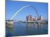 Millennium Bridge and Baltic Art Gallery, Gateshead, Tyne and Wear-Peter Thompson-Mounted Photographic Print