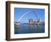 Millennium Bridge and Baltic Art Gallery, Gateshead, Tyne and Wear-Peter Thompson-Framed Photographic Print