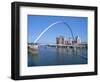 Millennium Bridge and Baltic Art Gallery, Gateshead, Tyne and Wear-Peter Thompson-Framed Photographic Print