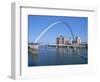 Millennium Bridge and Baltic Art Gallery, Gateshead, Tyne and Wear-Peter Thompson-Framed Photographic Print