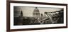 Millennium Bridge and St. Paul's Cathedral - City of London - UK - England - United Kingdom-Philippe Hugonnard-Framed Photographic Print