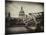 Millennium Bridge and St. Paul's Cathedral - City of London - UK - England - United Kingdom-Philippe Hugonnard-Mounted Photographic Print