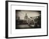 Millennium Bridge and St. Paul's Cathedral - City of London - UK - England - United Kingdom-Philippe Hugonnard-Framed Art Print