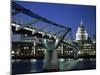 Millennium Bridge and St. Paul's, London, England-Alan Copson-Mounted Photographic Print