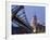 Millennium Bridge and St. Pauls Cathedral, Illuminated at Dusk, London, England, United Kingdom-Gavin Hellier-Framed Photographic Print