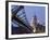 Millennium Bridge and St. Pauls Cathedral, Illuminated at Dusk, London, England, United Kingdom-Gavin Hellier-Framed Photographic Print