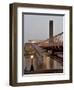 Millennium Bridge and Tate Modern, London, England, United Kingdom-Charles Bowman-Framed Photographic Print