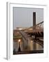 Millennium Bridge and Tate Modern, London, England, United Kingdom-Charles Bowman-Framed Photographic Print