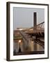 Millennium Bridge and Tate Modern, London, England, United Kingdom-Charles Bowman-Framed Photographic Print