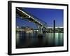 Millennium Bridge and Tate Modern, London, England-Alan Copson-Framed Photographic Print