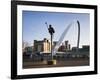 Millennium Bridge and the Baltic from the Quayside, Newcastle Upon Tyne, Tyne and Wear, England, Un-Mark Sunderland-Framed Photographic Print