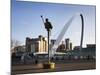 Millennium Bridge and the Baltic from the Quayside, Newcastle Upon Tyne, Tyne and Wear, England, Un-Mark Sunderland-Mounted Photographic Print