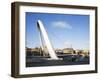 Millennium Bridge, Gateshead, Tyne and Wear, England, United Kingdom, Europe-Mark Sunderland-Framed Photographic Print