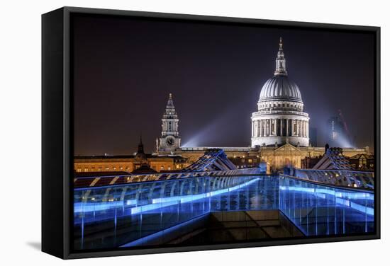 Millennium Bridge I-Giuseppe Torre-Framed Stretched Canvas