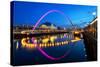 Millennium Bridge Newcastle-SAKhanPhotography-Stretched Canvas