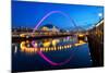 Millennium Bridge Newcastle-SAKhanPhotography-Mounted Photographic Print
