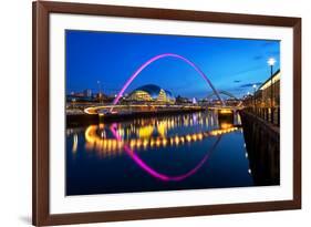 Millennium Bridge Newcastle-SAKhanPhotography-Framed Photographic Print