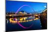 Millennium Bridge Newcastle-SAKhanPhotography-Mounted Photographic Print