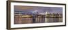 Millennium Bridge, St. Paul's Cathedral and River Thames, London, England, United Kingdom, Europe-Markus Lange-Framed Photographic Print